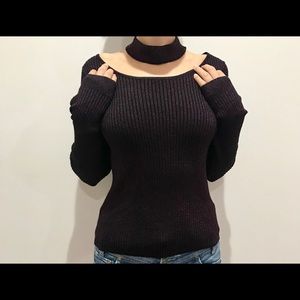 H&M Holiday Shimmery Blouse with Collar Detail